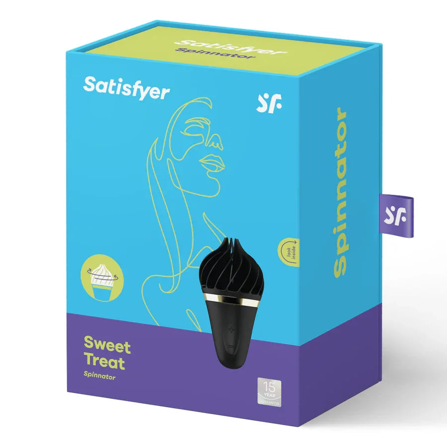 SATISFYER - SÜSSES LECKER SPINNATOR BRAUN & ROSA - Vanelion Paradise