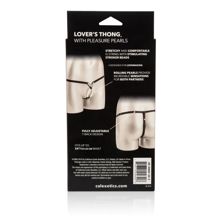 CALEXOTICS - LOVERS TANGA MIT GENUSSPERLEN - Vanelion Paradise