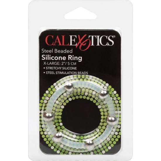 CALEXOTICS - STAHLPERLEN-SILIKONRING XL - Vanelion Paradise