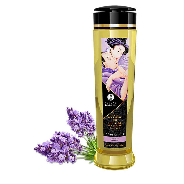 SHUNGA - SENSATION EROTISCHES MASSAGEÖL 240 ML - Vanelion Paradise