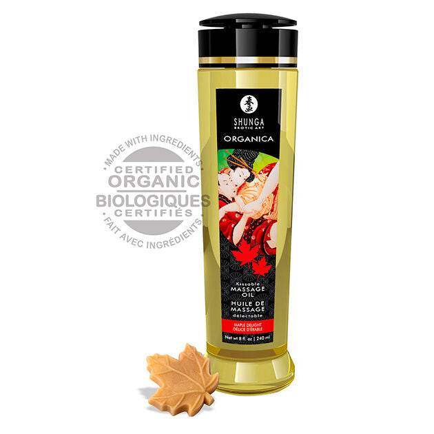SHUNGA - BIO MASSAGEÖL AHORN DELIGHT 240 ML - Vanelion Paradise
