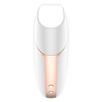 SATISFYER - LOVE TRIANGLE STIMULATOR & VIBRATOR WEISS