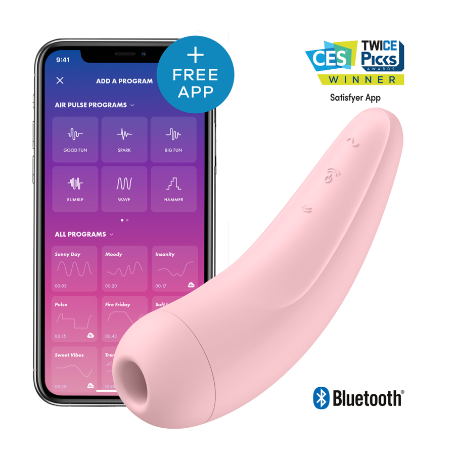 SATISFYER - CURVY 1 + ROT PINK