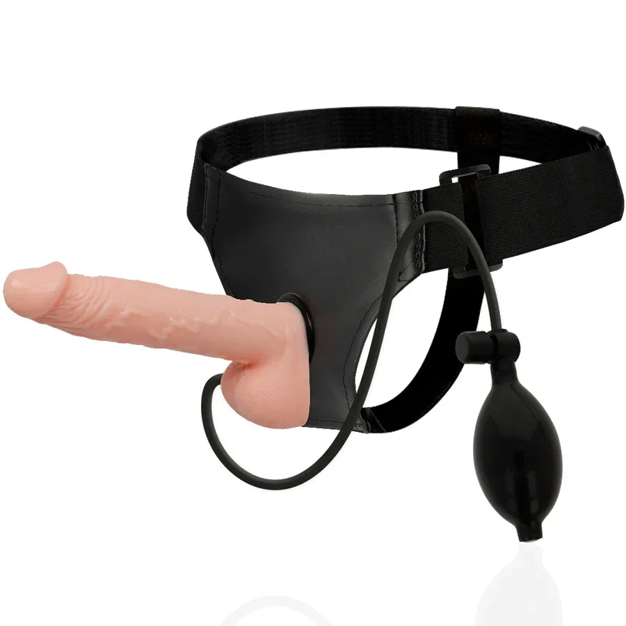 HARNESS ATTRACTION - RNES PETER MIT AUFBLASBAREM PENIS 18 CM -O- 3.5 CM - Vanelion Paradise
