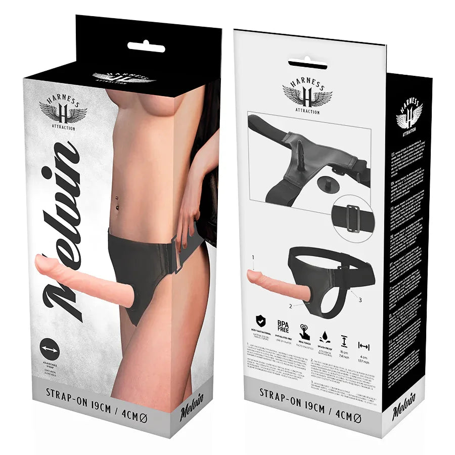 HARNESS ATTRACTION - RNES MELVIN FLESH 19 CM -O- 4 CM - Vanelion Paradise
