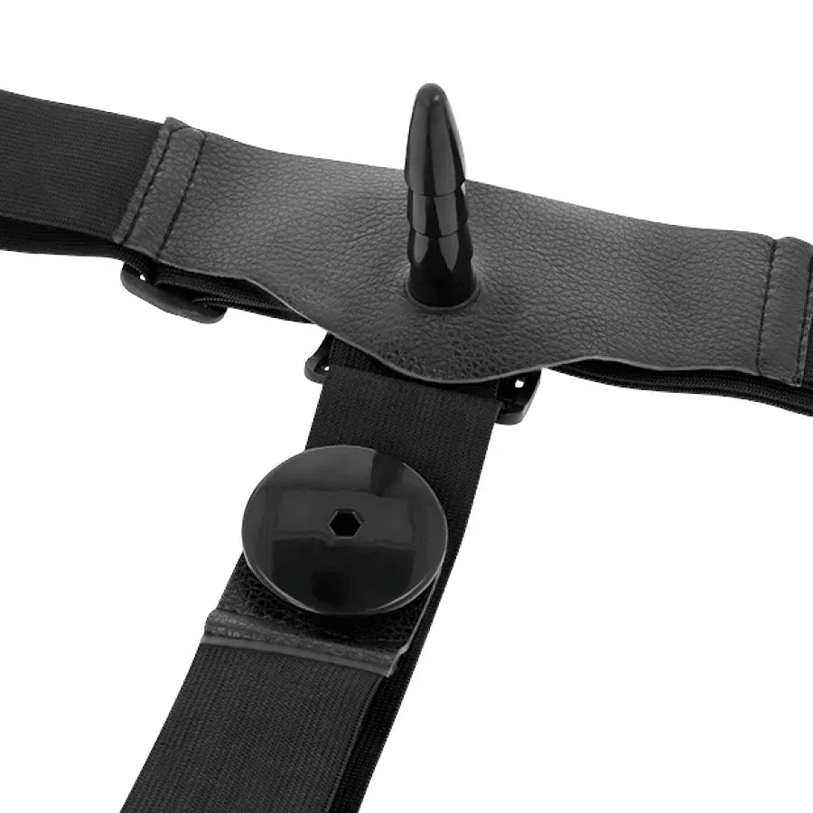 HARNESS ATTRACTION - RODNEY DOUBLE PENETRACI N VIBRATOR 18 CM -O- 3.5 CM - Vanelion Paradise
