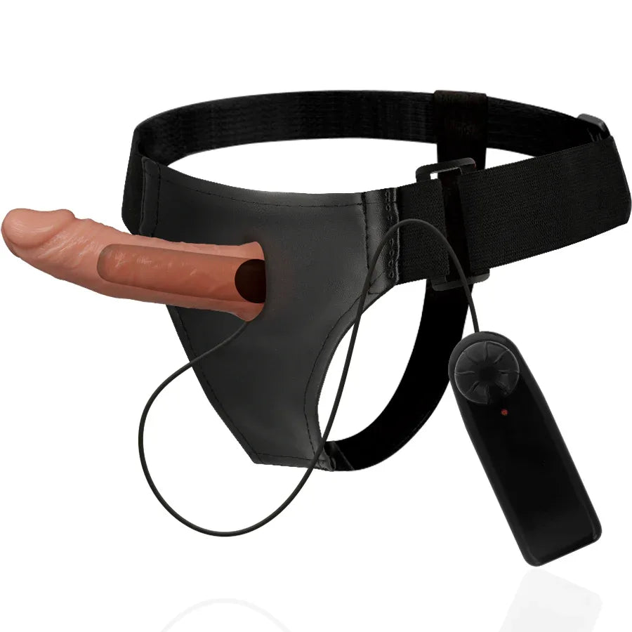 HARNESS ATTRACTION - RNES HOLLOW BENNY MIT VIBRATOR 15 CM -O- 4.5 CM - Vanelion Paradise