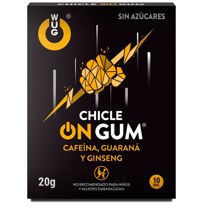 WUG GUM - ON CAFFEINE, GINSENG AND GUARANA GUM 10 UNITS - Vanelion Paradise