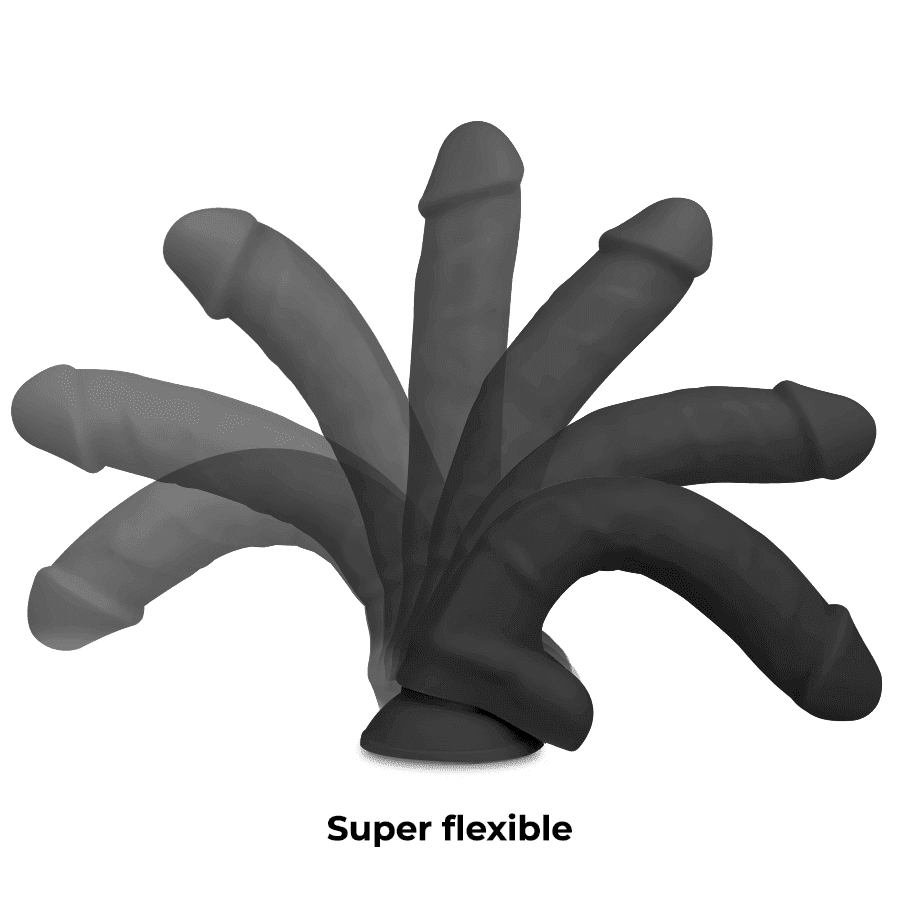 COCK MILLER - SILIKON DICHTE COCKSIL ARTIKULIERBAR SCHWARZ 18 CM - Vanelion Paradise