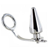 Metal Hard Edelstahl Cock- & Analring 45 x 45 mm – Starker Penisring mit Analplug für intensive Lust - Vanelion Paradise