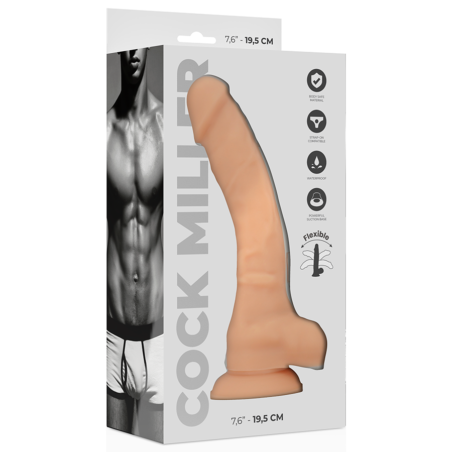 COCK MILLER - SILIKON-DICHTE ARTIKULIERBARES COCKSIL 19,5 CM