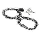 METAL HARD - HANDSCHELLEN MIT EDELSTAHLKETTE. - Vanelion Paradise