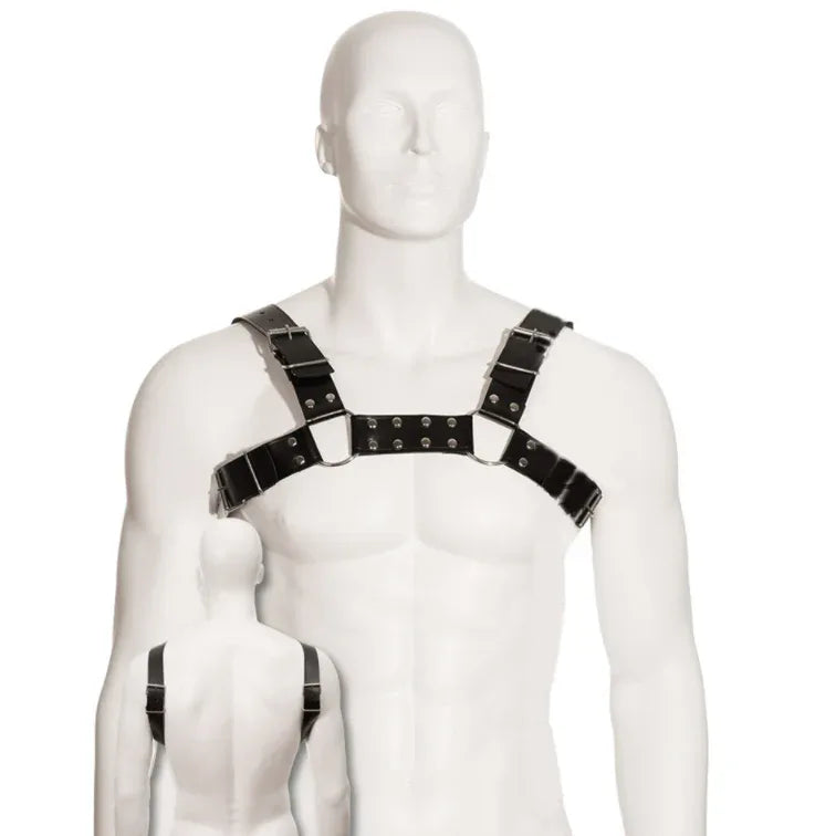 LEATHER BODY - SCHWARZ BULL DOG HARNESS - Vanelion Paradise
