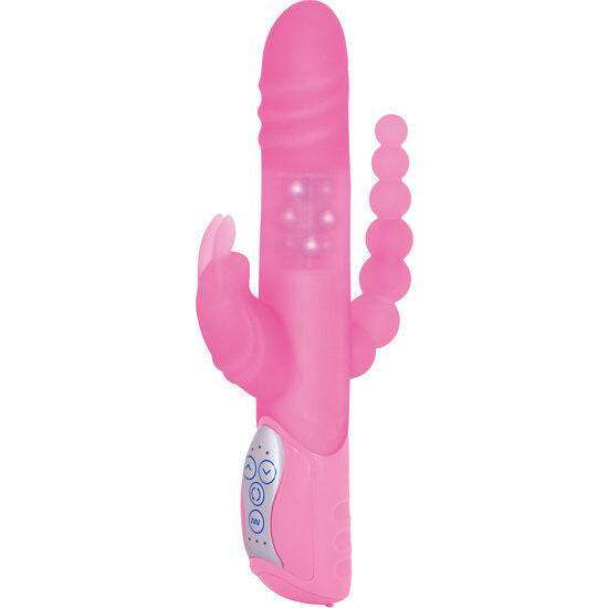 SEVEN CREATIONS - E RABBIT TRIPLE PLAY ROSA TRIPLE STIMULATION VIBRATOR - Vanelion Paradise