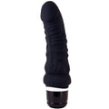 SEVEN CREATIONS - SCHWARZER WIEDERAUFLADBARER VIBRATOR 7V 18 CM MODELL 2 - Vanelion Paradise