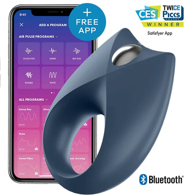 SATISFYER - LEISTUNGSSTARKE ROYAL ONE VIBRATOR RING APP - Vanelion Paradise