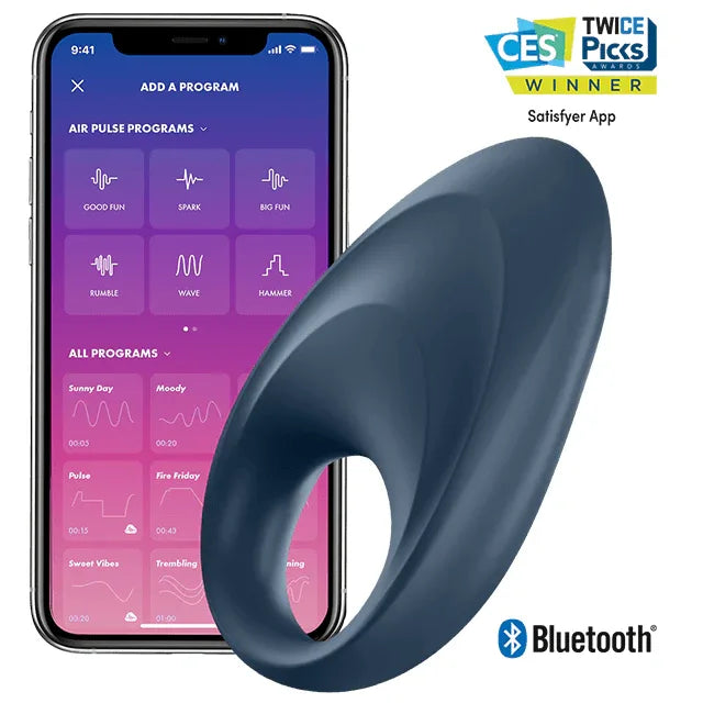 SATISFYER - MIGHTY ONE RING VIBRATOR APP - Vanelion Paradise
