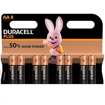 DURACELL - PLUS POWER BATTERIE AA LR6 8 EINHEITEN