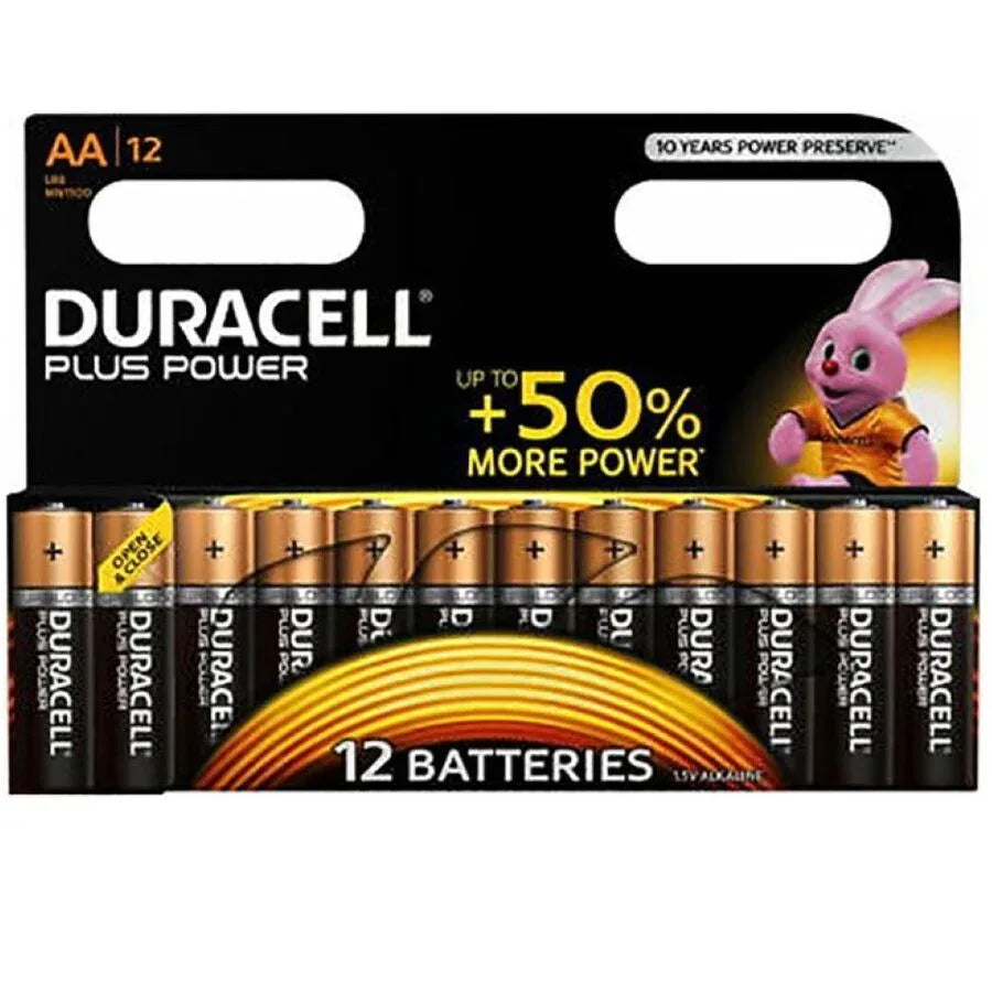 DURACELL - PLUS POWER BATTERIE AA LR6 12 EINHEITEN - Vanelion Paradise