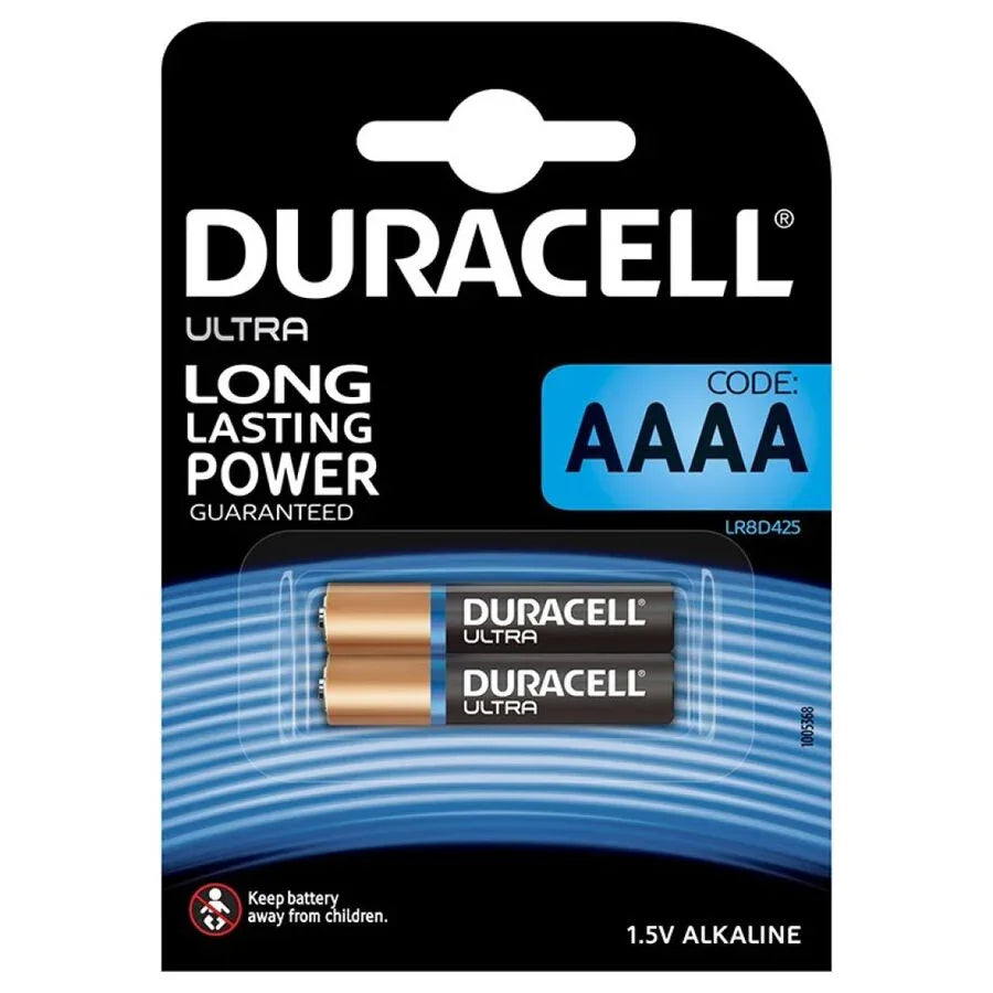 DURACELL - ULTRA POWER BATTERIE ALCALINA AAAA MX2500 1,5V 2 EINHEITEN - Vanelion Paradise