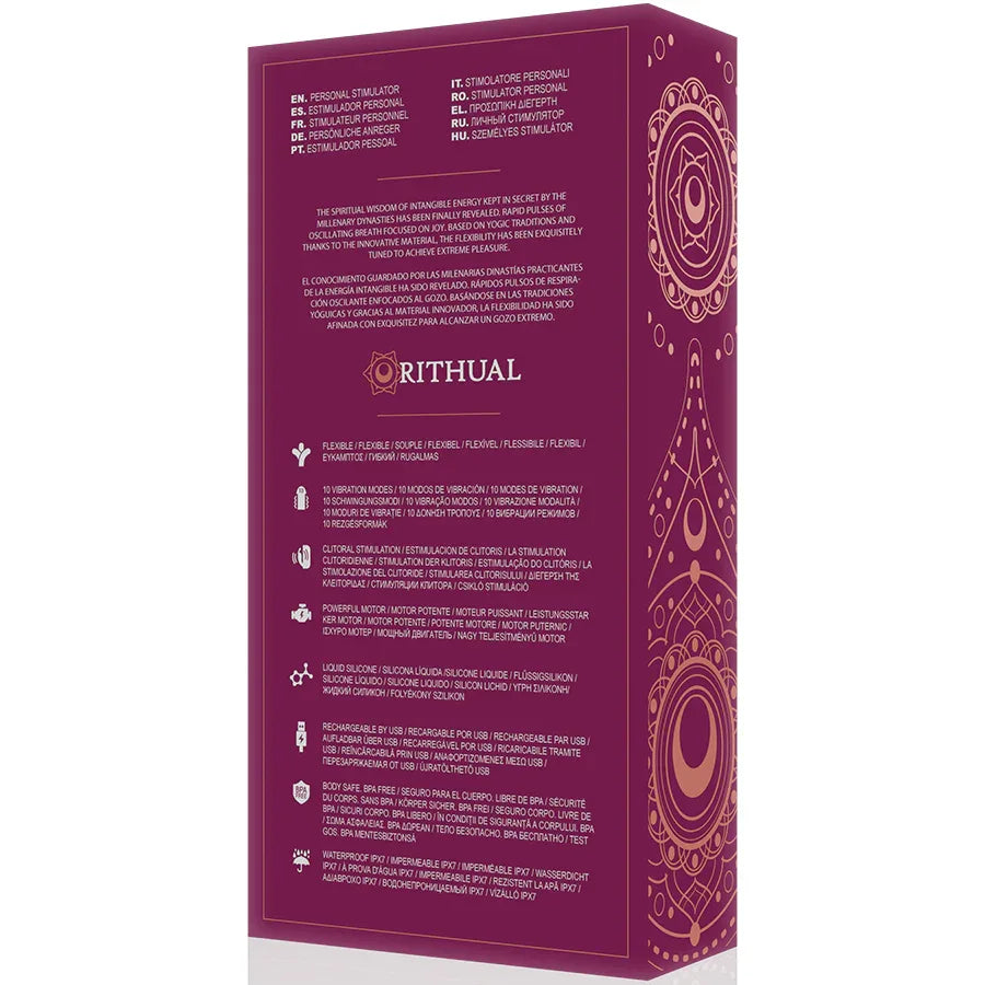 RITHUAL - ANUSARA DUAL WIEDERAUFLADBARER MOTOR 2.0 ORCHIDEE - Vanelion Paradise