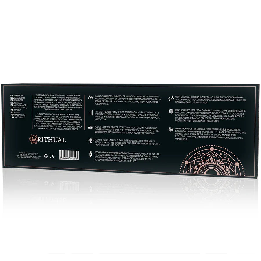 RITHUAL - LEISTUNGSSTARKER WIEDERAUFLADBARER AKASHA - WAND 2.0 ORCHIDEE - Vanelion Paradise