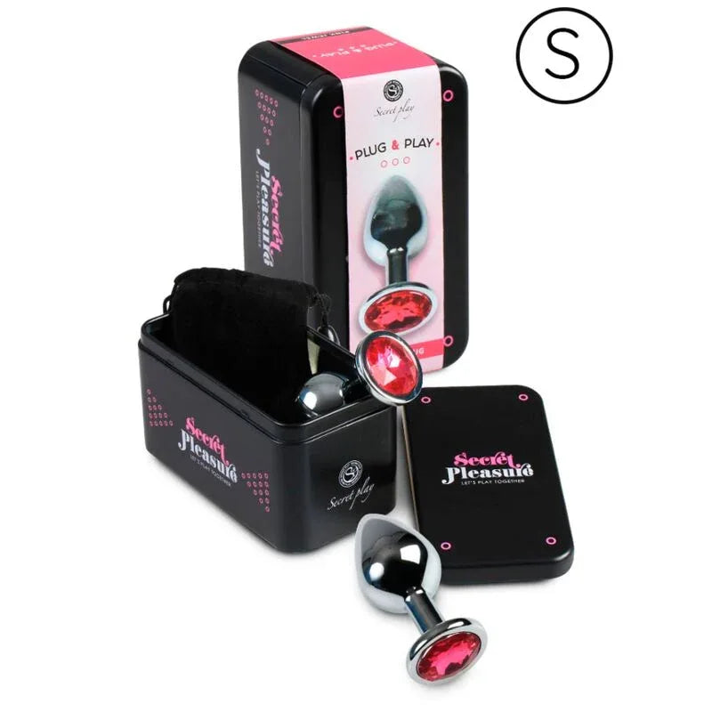SECRETPLAY - ANALPLUG AUS ALUMINIUM, FUCHSIA, 7 CM - Vanelion Paradise