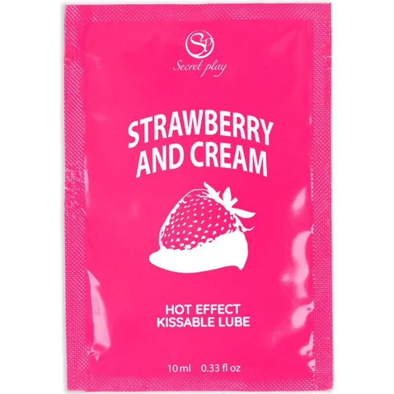 SECRETPLAY - EINZELDOSIS-SCHMIERMITTEL ERDBEER & CREME 10 ML - Vanelion Paradise