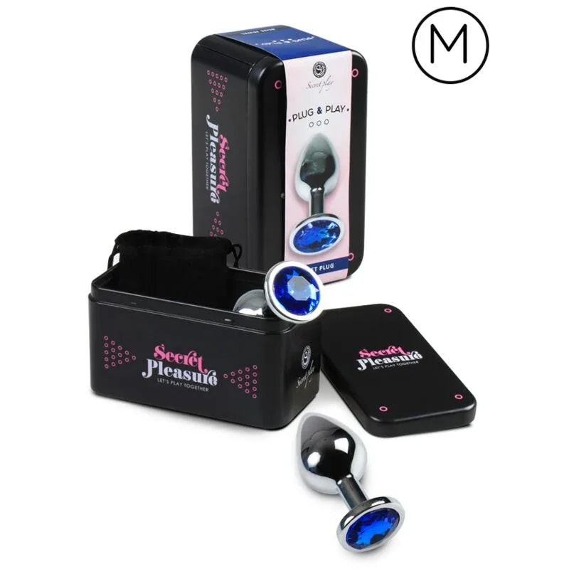 SECRETPLAY - ANALPLUG BLAU M - Vanelion Paradise