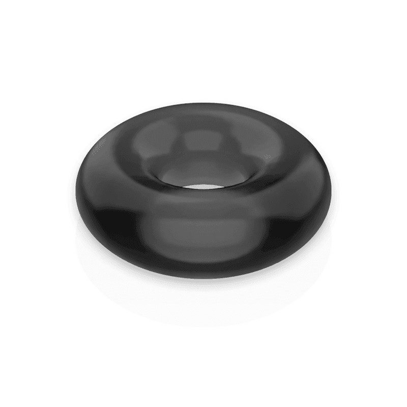 POWERING - SUPER FLEXIBLER UND WIDERSTANDSFÄHIGER PENISRING 3,5 CM SCHWARZ - Vanelion Paradise