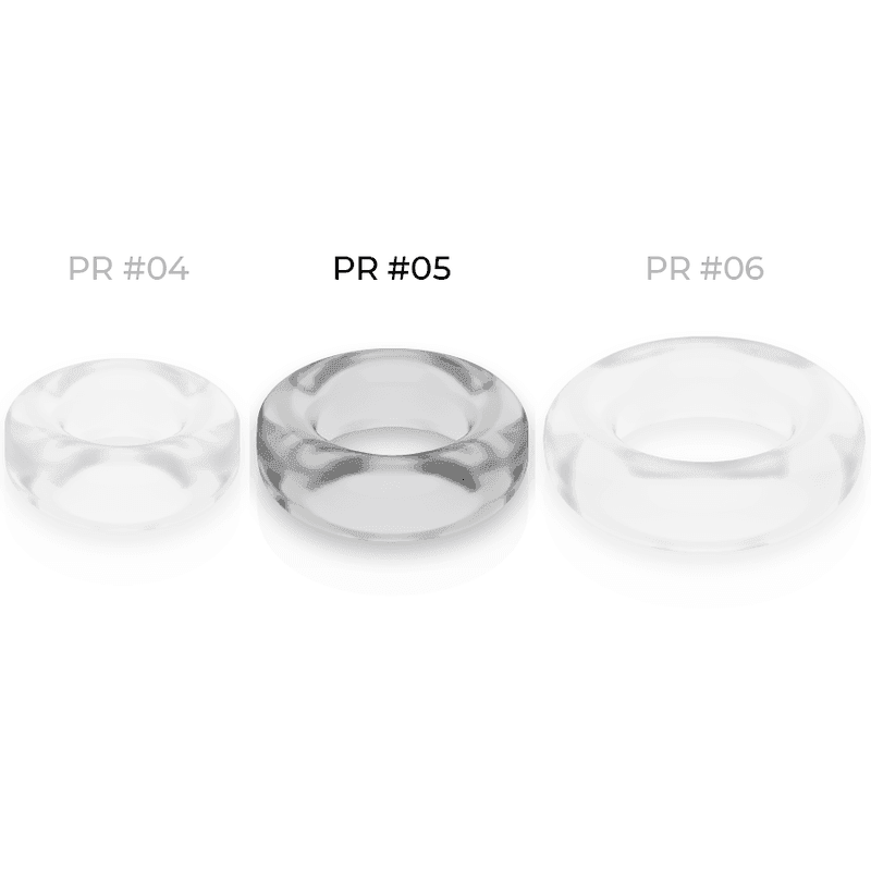 POWERING - SUPER FLEXIBLER UND WIDERSTANDSFÄHIGER PENISRING 4,8 CM PR05 KLAR - Vanelion Paradise