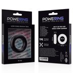 POWERING - SUPER FLEXIBLER UND WIDERSTANDSFÄHIGER PENISRING 5,5 CM PR06 SCHWARZ - Vanelion Paradise