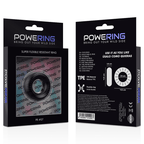 POWERING - SUPER FLEXIBLER UND WIDERSTANDSFÄHIGER PENISRING 4,5 CM PR07 SCHWARZ - Vanelion Paradise