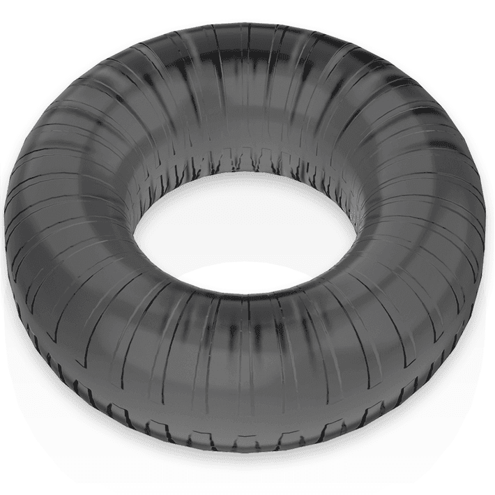 POWERING - SUPER FLEXIBLER UND WIDERSTANDSFÄHIGER PENISRING 4,5 CM PR07 SCHWARZ - Vanelion Paradise