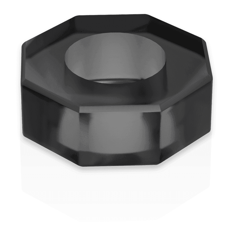 POWERING - SUPER FLEXIBLER UND WIDERSTANDSFÄHIGER PENISRING 5CM PR10 SCHWARZ - Vanelion Paradise