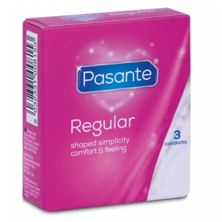 PASANTE - KONDOM REGULAR REIHE 3 EINHEITEN - Vanelion Paradise
