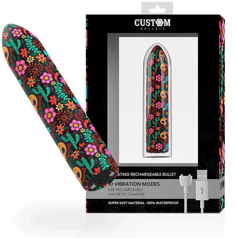 Custom Bullets Floral Bullet – 10 Modi, bunt & wiederaufladbar - Vanelion Paradise