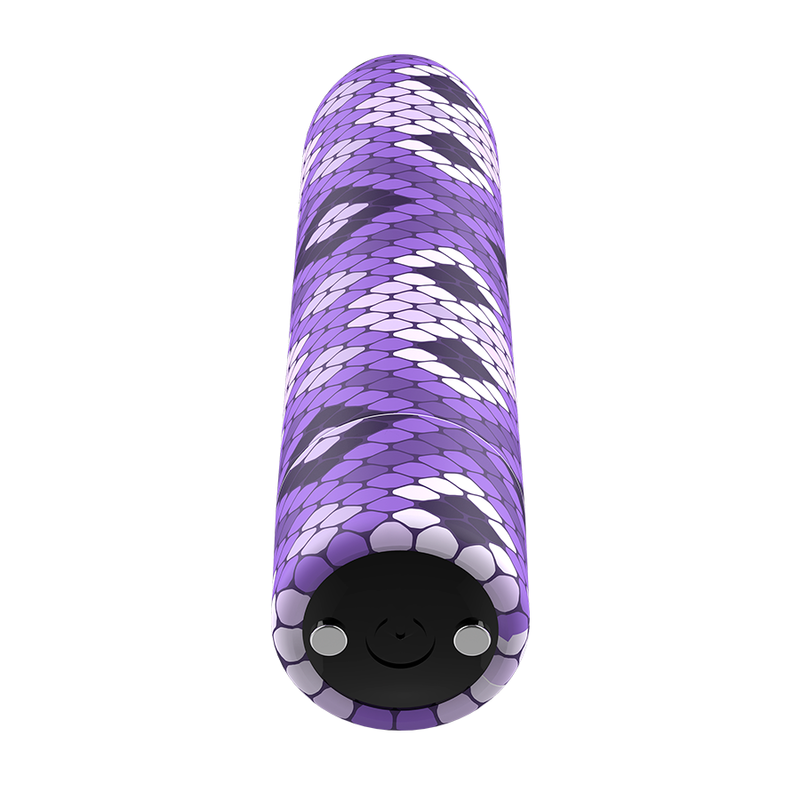 CUSTOM BULLETS - RECHARGEABLE SNAKE PURPLE MAGNETIC BULLET 10V