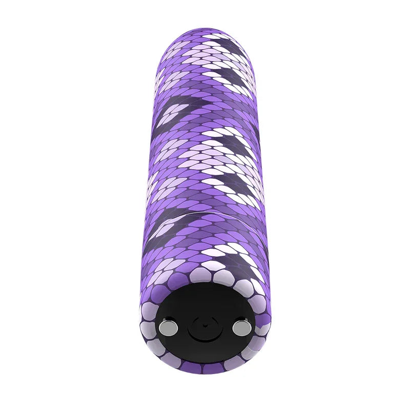 Custom Bullets Snake Purple Bullet – 10V Mini-Vibrator, wiederaufladbar - Vanelion Paradise
