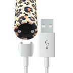 CUSTOM BULLETS Leopard Mini Bullet Vibrator 10 Stufen USB - Vanelion Paradise