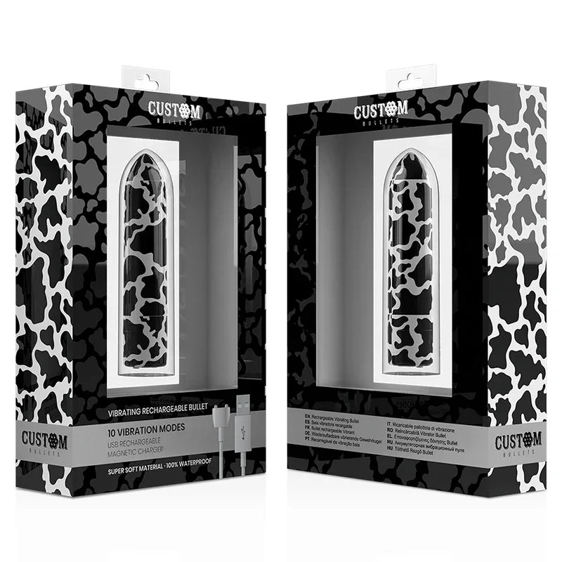 Custom Bullets Aufladbare Bullet Cow – 10 Vibrationsmodi - Vanelion Paradise