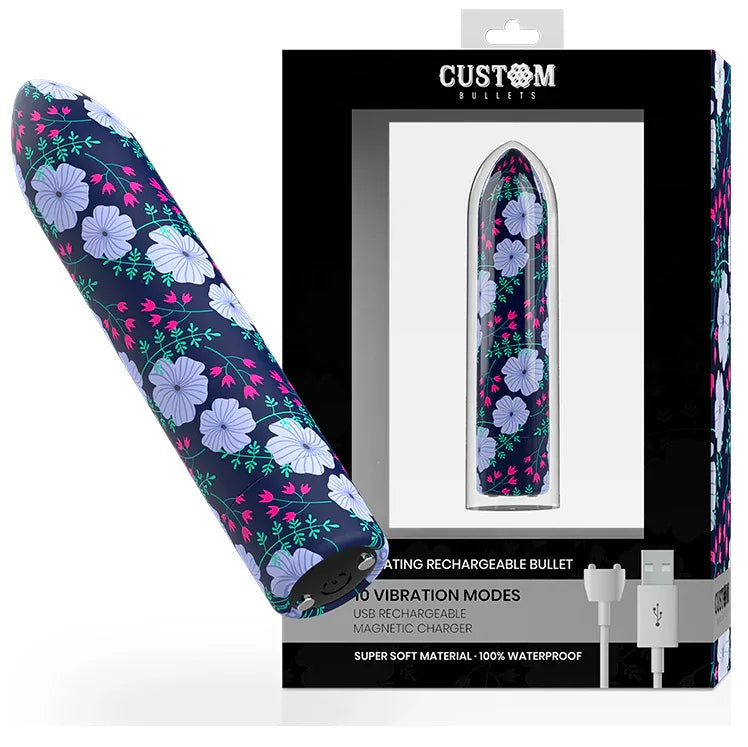 Custom Bullets Aufladbare Bullet – 10 Vibrationsmodi, USB - Vanelion Paradise
