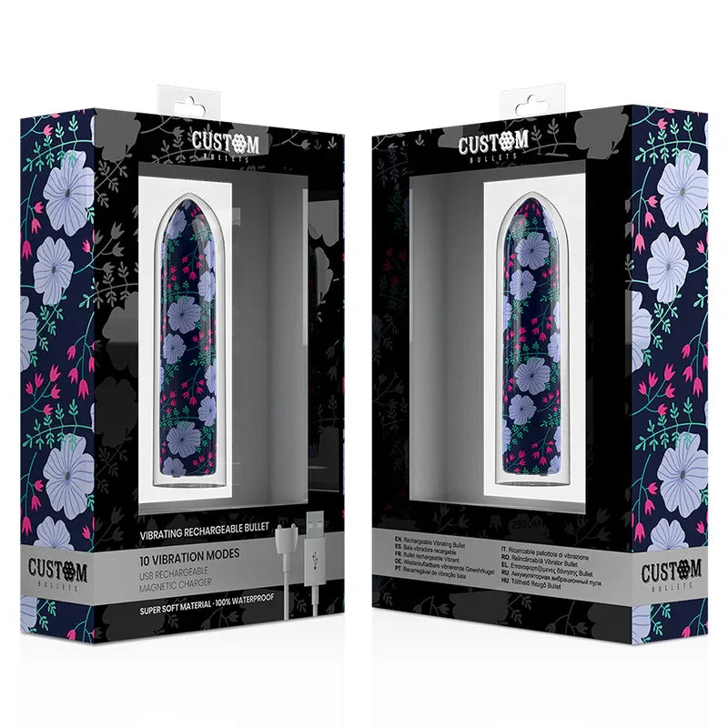 Custom Bullets Aufladbare Bullet – 10 Vibrationsmodi, USB - Vanelion Paradise