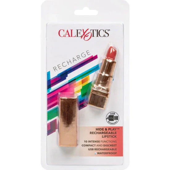 CALEXOTICS - BALA WIEDERAUFLADBARER LIPPENSTIFT HIDE & PLAY ROT - Vanelion Paradise