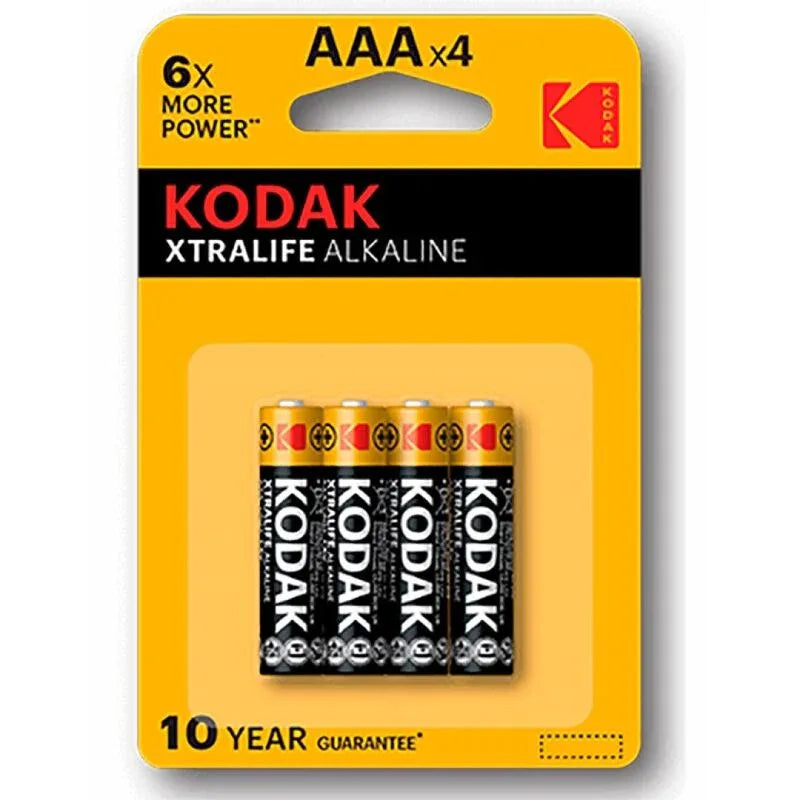 KODAK - XTRALIFE ALKALINE BATTERIE AAA LR03 BLISTER * 4 - Vanelion Paradise