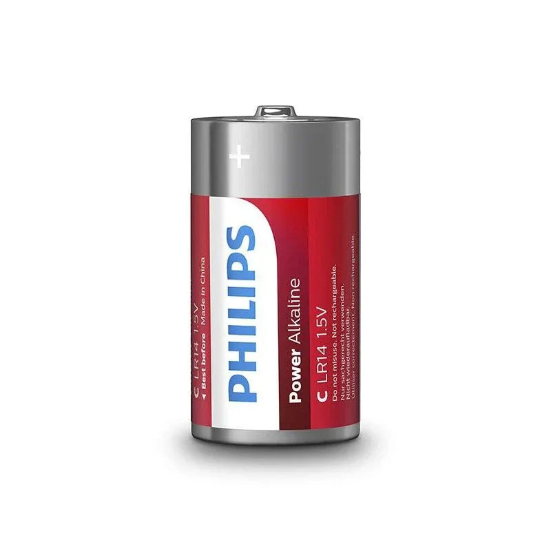 PHILIPS - POWER ALKALINE PILA C LR14 BLISTER * 2 - Vanelion Paradise