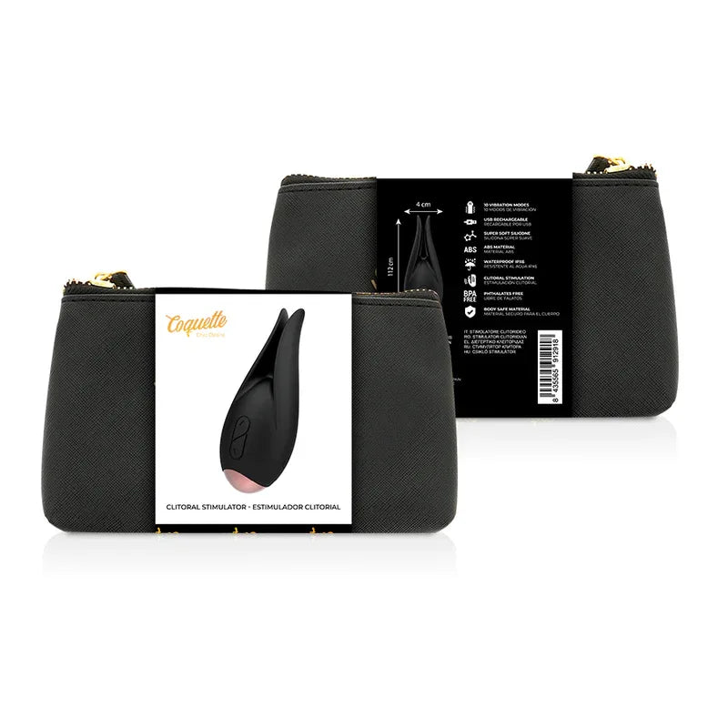 COQUETTE CHIC DESIRE - KLITORIALSTIMULATOR SCHWARZ / GOLD - Vanelion Paradise