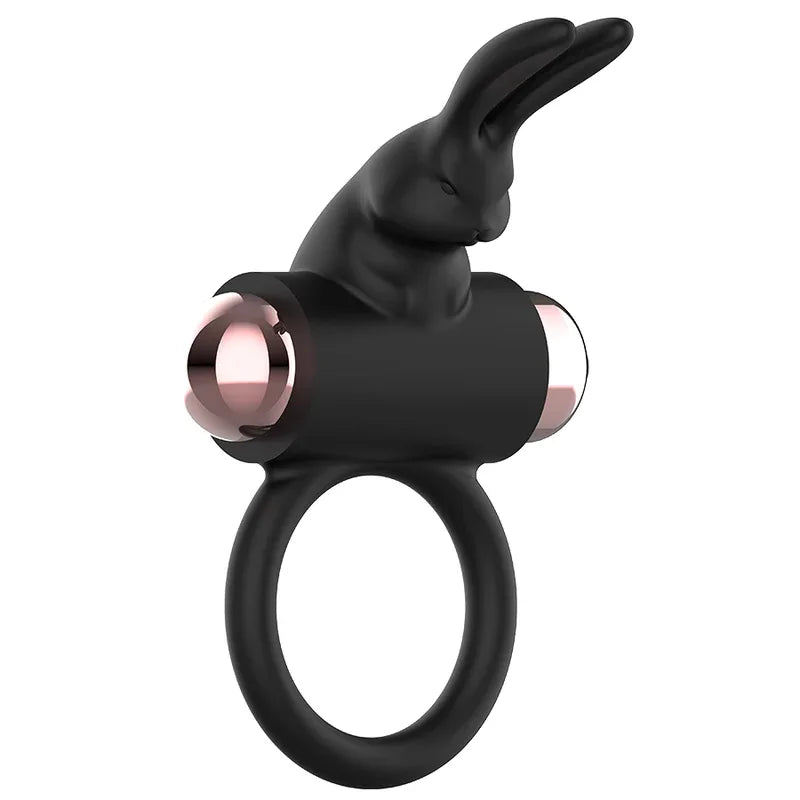 COQUETTE CHIC DESIRE - COCKRING MIT VIBRATOR SCHWARZ/ GOLD - Vanelion Paradise