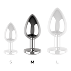 COQUETTE CHIC DESIRE - ANALPLUG METALL KLAR FARBE GRÖSSE M 3.5 X 8 CM - Vanelion Paradise