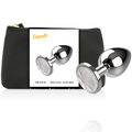 COQUETTE CHIC DESIRE - ANALPLUG METALL KLAR FARBE GRÖSSE M 3.5 X 8 CM - Vanelion Paradise